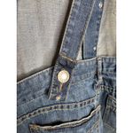 Old Navy Ultra Low Waist Blue Denim Overall Mini Skirt Jumper XL (2006) Photo 7