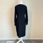 Chiara Boni La Petite Robe Iza Black Dress NEW Size 14 Long Sleeve Formal Photo 6