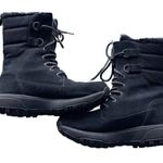 Skechers  Black Suede Easy Going Ankle Boots w/ Faux Fur Women’s Size 8 - 15567 Photo 0