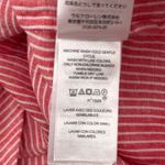 Ralph Lauren Lauren  XL Linen Red White Striped Short Sleeve Tie-Front Shirt‎ Photo 9