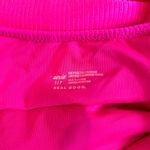 Aerie NWT Shine Rib One Shoulder Full Coverage One Piece Swimsuit Pink Photo 4