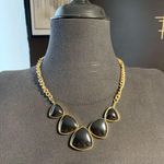 Lot Of 4 Statement Chunky Bib Necklaces 2010’s Gold Photo 5