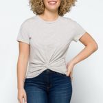 Lush Clothing Lush Black and White Crop knitted Front T-Shirt size small. Photo 1