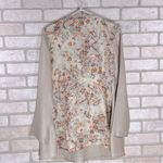 Sachin + Babi for Ankasa Silk Beaded Beige and Floral Print Tunic Top Size XS Photo 5