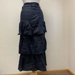 Capulet  Paula Ruffle Tiered Belted Skirt Midi Black XS Photo 92