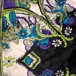 ICE Slip Dress Size 10 Vintage Y2K Party Silky Adjustable Straps Black Purple Photo 4