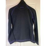 Mammut Fleece Womens Medium Sweater‎ Black Gorpcore Classic Outdoorsy Hiking Ski Photo 3
