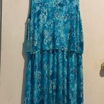 Caribbean Joe Blue Sleeveless Sundress for Casual Resort Wear Photo 2