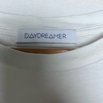 Daydreamer  Blondie Holographic Band Tee White Crop Top Women’s size M Photo 2
