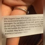 Eileen Fisher  brown cardigan w/pockets Organic Linen 31%Organic Cotton 30% SizeS Photo 4