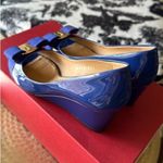 Salvatore Ferragamo  Sissi Patent-calf Wedges Photo 1