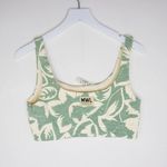 Madewell NEW  MWL Sweatshirt Bralette in Tropicale‎ Floral, Large Photo 6