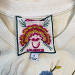 Johnny Was NWOT Embroidered Floral Sweat Suit 2Pcs Set Sweatshirt Tracksuit Pants Photo 8