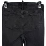 Torrid  SZ 12 TALL Sky High Skinny Jeans Distressed Stretch Zip-Fly Pockets Black Photo 5