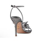 Veronica Beard  Aneesha Crystal Gunmetal Strappy Heel Sandals Sz 8.5 $450 Photo 7