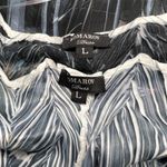 Komarov Floral Print Georgette Chiffon Dress with Jacket Size L Photo 8