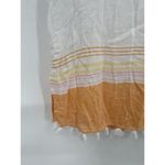 Rachel Zoe Top Women Small White Linen Blend Beach Coastal Swim Cover Tassel Photo 7