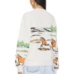 Daydreamer Running Horses Oversized Crewneck Size S New without Tag MSRP $124 Photo 4