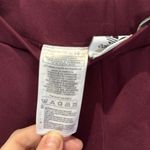 Adidas  Burgundy Leggings Athleisure‎ Activewear Stretch Womens Medium Photo 3