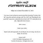 Taylor Swift NWT Cowboy Like Me Cream Green Embroidered Baseball Cap Photo 2