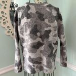Athleta  Women's Gray Alpaca Merino Wool Undercover Camo Pullover Sweater Small Photo 4