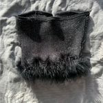 Forever 21  Black Glitter Ribbed Top Photo 1