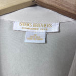 Brooks Brothers Vintage Pale Yellow Silk  Button Up Shirt 10 Photo 1