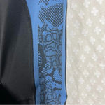 Stella‎ McCartney Adidas Black Blue Snake Print Panel Performance Leggings Size M Photo 7