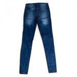 Sneak Peek SP Black Label Floral Embroidered Skinny Jeans Size 25 Blue Photo 1