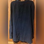 We The Free Nightdreams Slouchy Gauze Wrap Top Shirt in Washed Black Size Small Photo 7