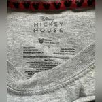 Disney Classic Mickey Mouse Gray T Shirt Adult Small Black Velvet Flocked Photo 6