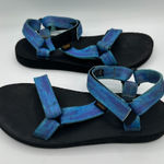 Teva  Women's Original Universal Tie-Dye sandals in Sorbet Blue Size 9 Photo 0
