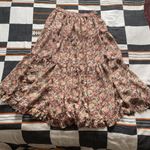 Vintage Neo Nostalgia Rayon Maxi Floral Skirt. Lined. Elastic Waist. Size Small. Multiple Photo 13