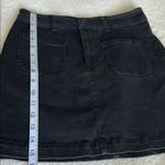 Black Label A-Line Mini Skirt Casual Black Size Medium Photo 10