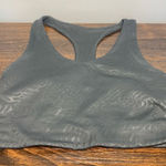 Zella Z by Women's Animal Print Sleeveless Sports Bra Dark Charcoal Gray Size XS Photo 0