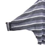 Entro  L blue striped boatneck dolman sleeve lightweight top sweater casual Photo 6