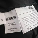 Reformation  Eda Ruffle Strap Midi Dress black Sz M Photo 5