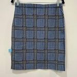 J. McLaughlin  Halle Skirt Small NWT $168 Catalina Knee Length Career Hilltop Nile Photo 0