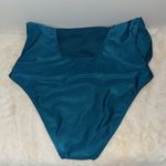 Shade & Shore  One Piece Plunge Tie Front Swimsuit Women’s L Large 12-14 Teal Photo 5