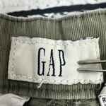 Gap  Olive Green Cargo Shorts Womens [Size 28] Pleated High‎ Rise Vintage Style Photo 1