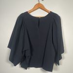 Levi's  Lucy‎ Wing Top Black Cotton Crepe Women’s Size S ($60) Classic Capsule Photo 2