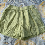 Everlane  100% linen high rise shorts size small Photo 0