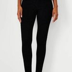 Ann Taylor NWT Flocked Animal Print Side Zip Legging | Black Leopard Print | XS Photo 0