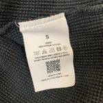 Velour Garments Organic Cotton Waffle Knit Crewneck Sweatshirt Minimalist Small Gray Photo 2