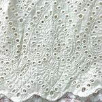Maaji  Ivory Cream Eyelet Crotchet Boho Embroidered Swim Cover Up Dress Small Photo 10
