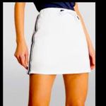 Varley  Patrick skort  white and navy striped logo medium athletic tennis spring Photo 1