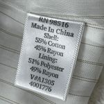 Coldwater Creek Jacquard Animal Print Blazer Womens PL Beige Open Front Ruched Photo 10