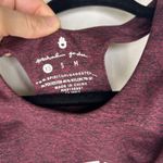 Spiritual Gangster Varsity Tech Crop Bra - Maroon Photo 2