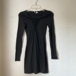 Princess Polly Zola Black Cut Out Bodycon Long Sleeve Mini Dress 2 Photo 1