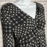 Daisy Fuentes Canglo Dress Onyx Combo Black and White Size Small Photo 1